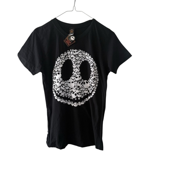 The Nightmare Before Christmas Tops - The Nightmare Before Christmas Jack Skellington Women Black T Shirt Size Large